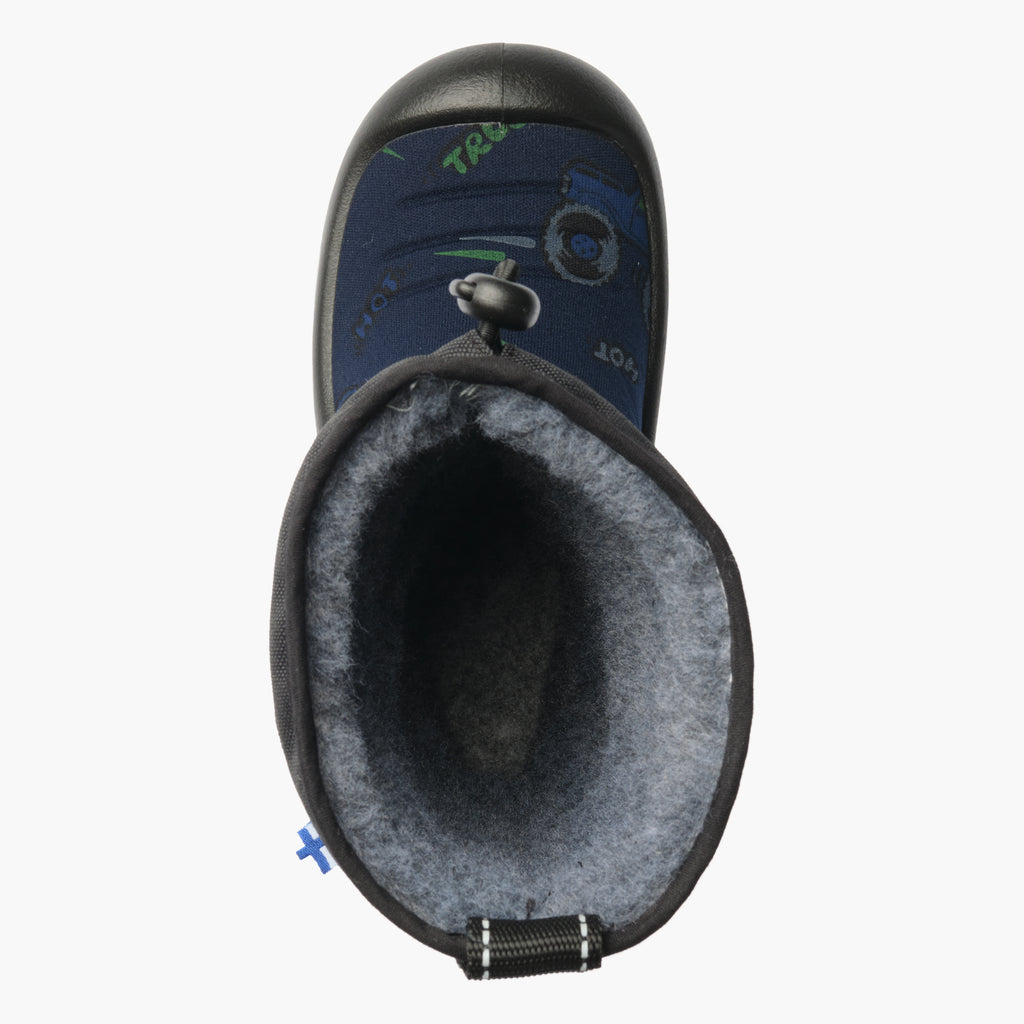 Kuoma Kids´ winter boots Lumilukko, Blue Monster