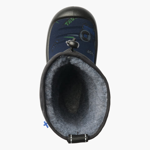 Kuoma Kids´ winter boots Lumilukko, Blue Monster