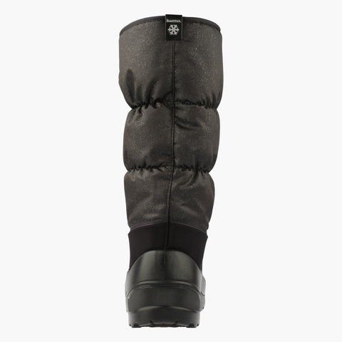 Kuoma Winter boots Glitter, Black