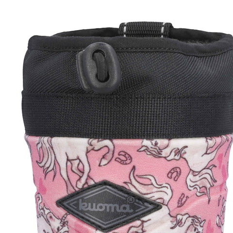 Kuoma Kids´ winter boots Lumilukko, Rose Unicorn