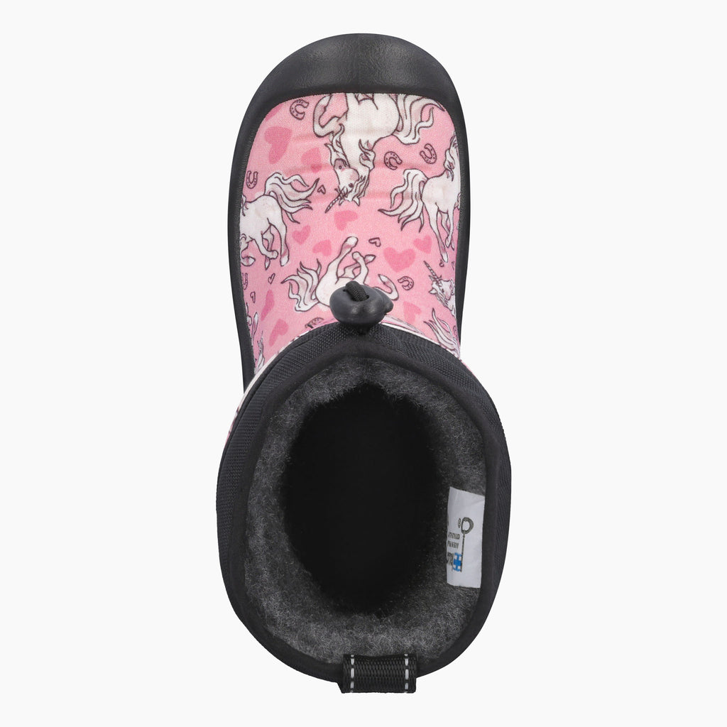 Kuoma Kids´ winter boots Lumilukko, Rose Unicorn