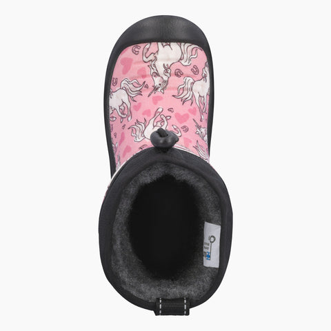Kuoma Kids´ winter boots Lumilukko, Rose Unicorn