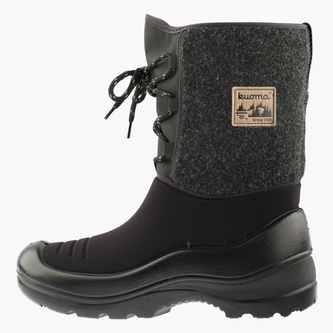 Kuoma Winter boots Lumitarina felt, Black