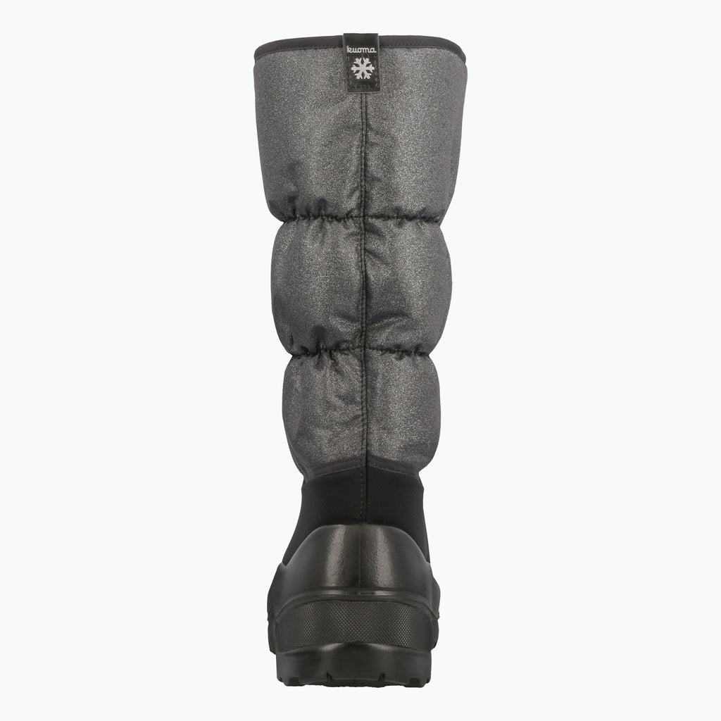 Kuoma Winter boots Glitter, Black