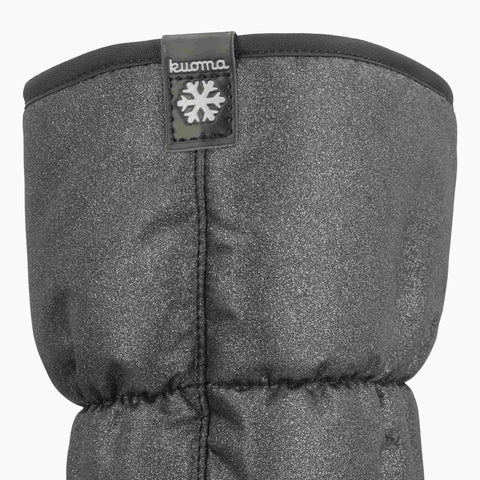 Kuoma Winter boots Glitter, Black