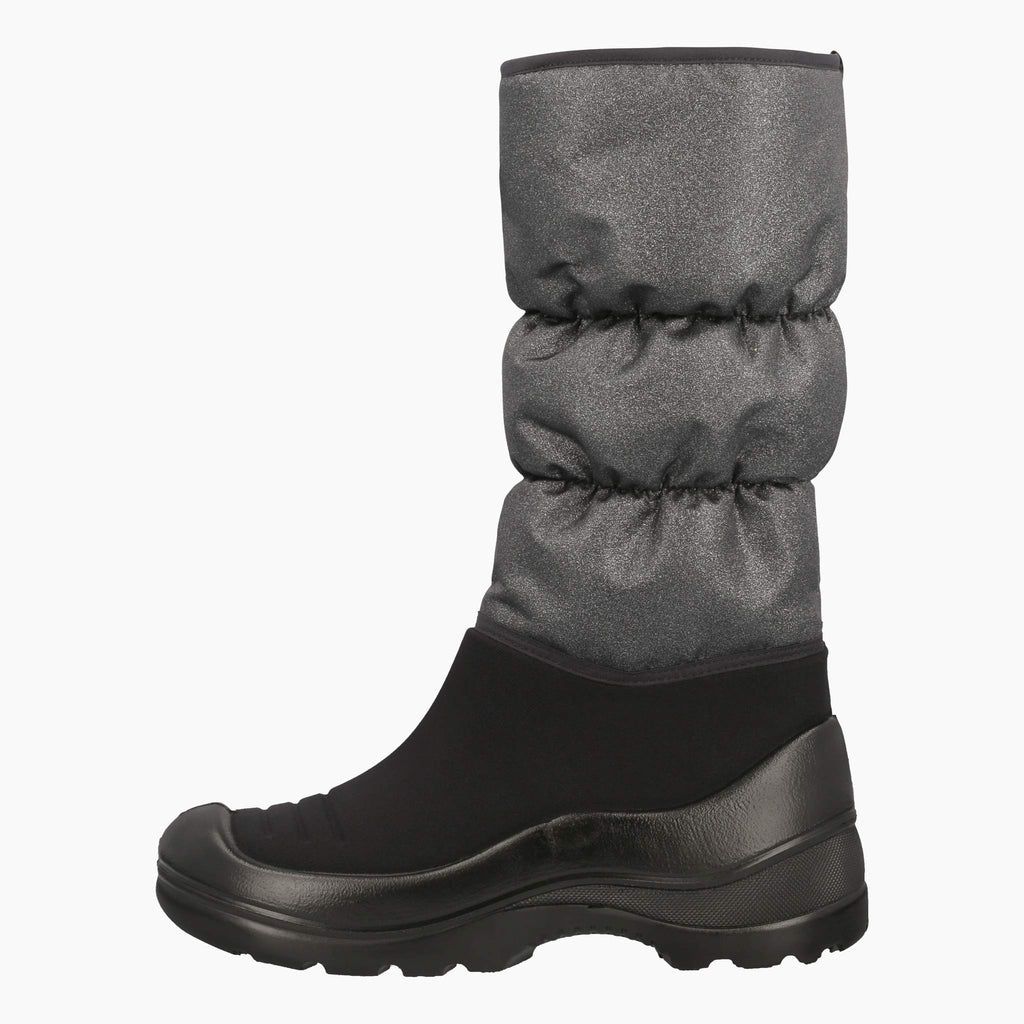 Kuoma Winter boots Glitter, Black