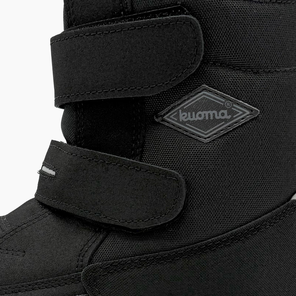 Kuoma Winter boots Nasta Crosser with studs, Black/Black