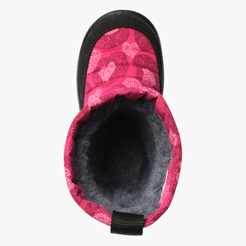 Kuoma Kids´ winter boots Putkivarsi, Pink Heart