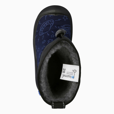 Kuoma Kids´ winter boots Lumilukko, Blue Robot