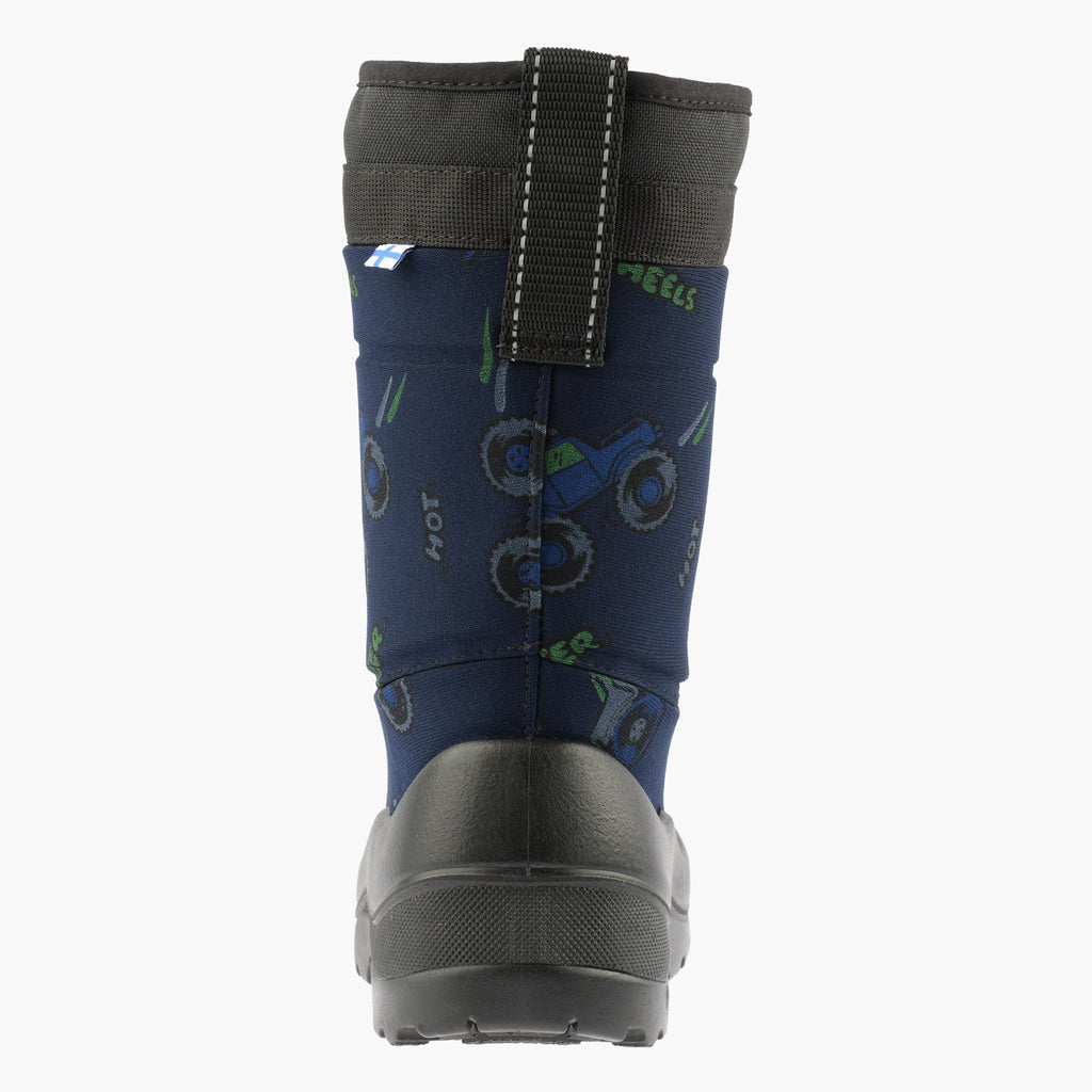 Kuoma Kids´ winter boots Lumilukko, Blue Monster