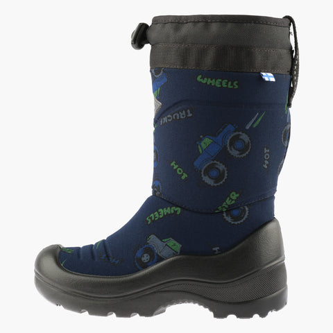 Kuoma Kids´ winter boots Lumilukko, Blue Monster