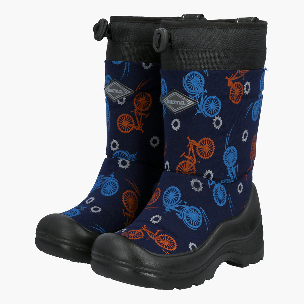 Kuoma Kids´ winter boots Lumilukko, Blue Cross Bike