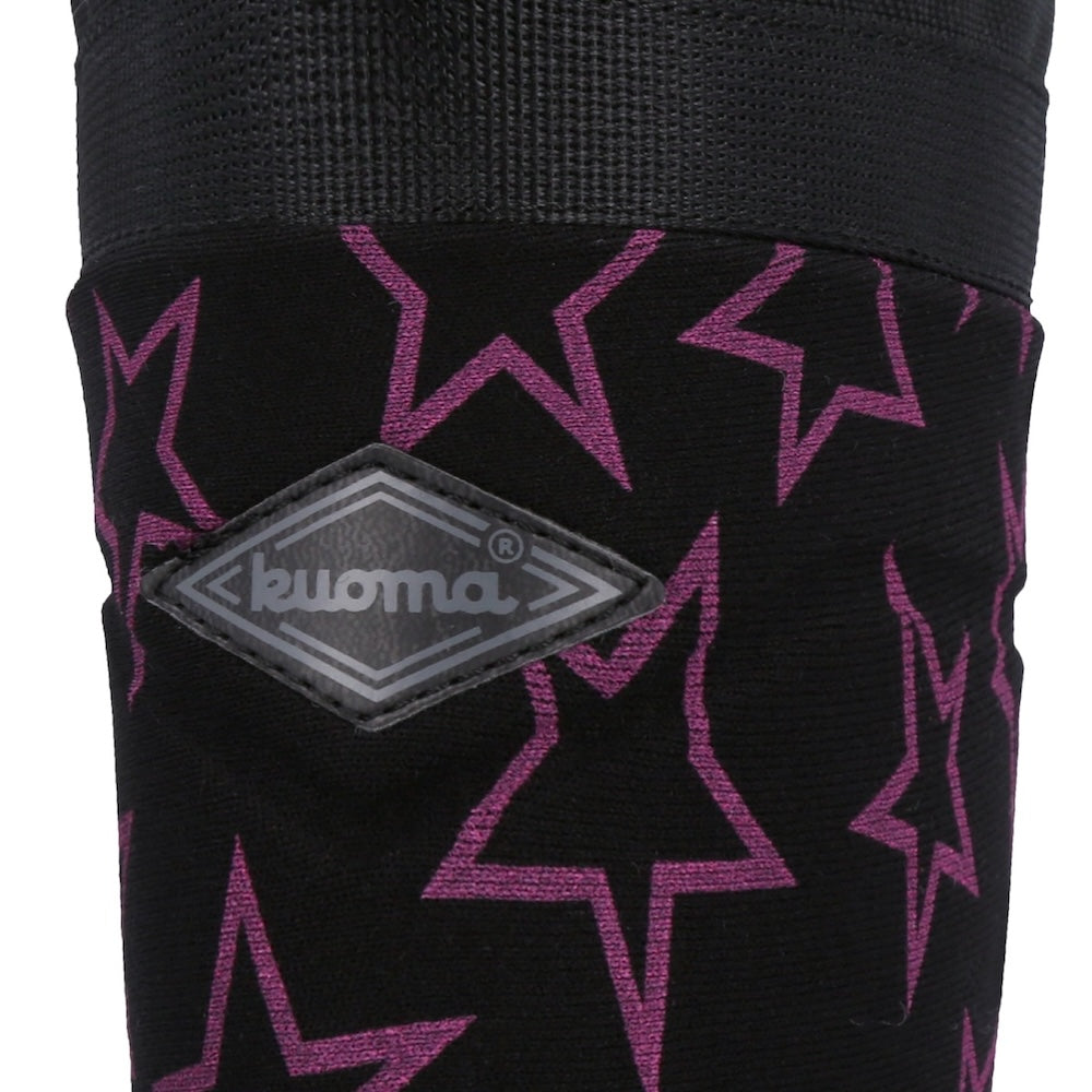 Kuoma Kids´ winter boots Lumilukko, Black Pink Star