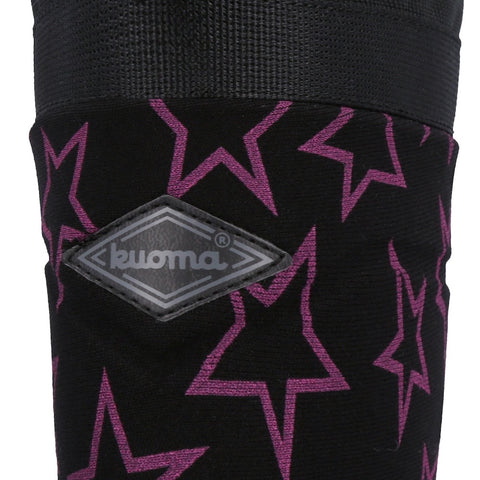 Kuoma Kids´ winter boots Lumilukko, Black Pink Star