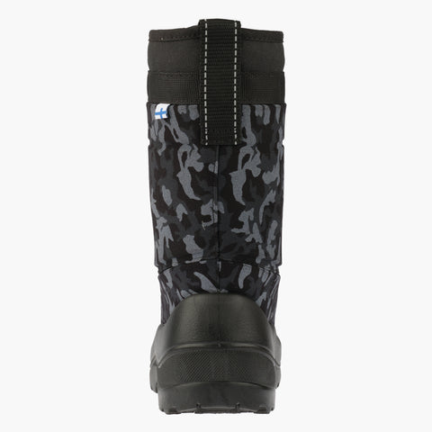 Kuoma Kids´ winter boots Lumilukko, Black Ghost