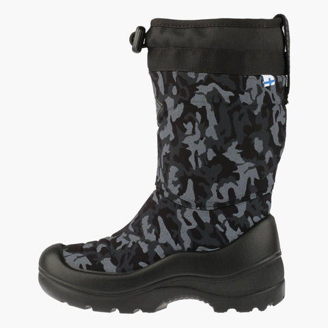 Kuoma Kids´ winter boots Lumilukko, Black Ghost