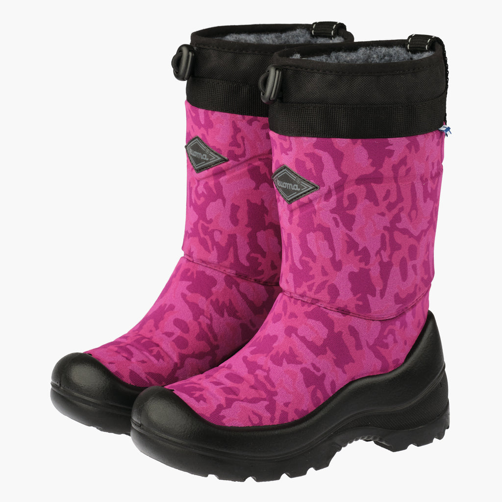 Kuoma Kids´ winter boots Lumilukko, Boysenberry Ghost
