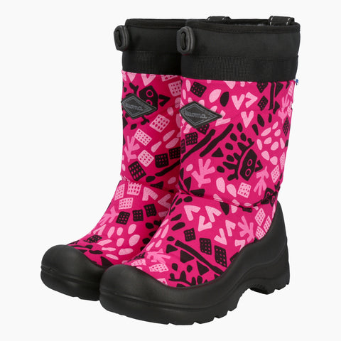 Kuoma Kids´ winter boots Lumilukko, Pink Tunturi