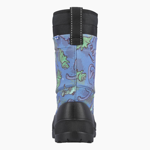 Kuoma Kids´ winter boots Lumilukko wool, Light Blue Dino