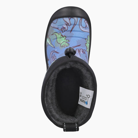 Kuoma Kids´ winter boots Lumilukko wool, Light Blue Dino