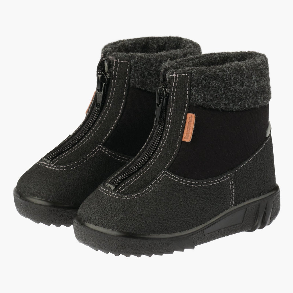 Kuoma Winter boots Baby fleececollar, Black