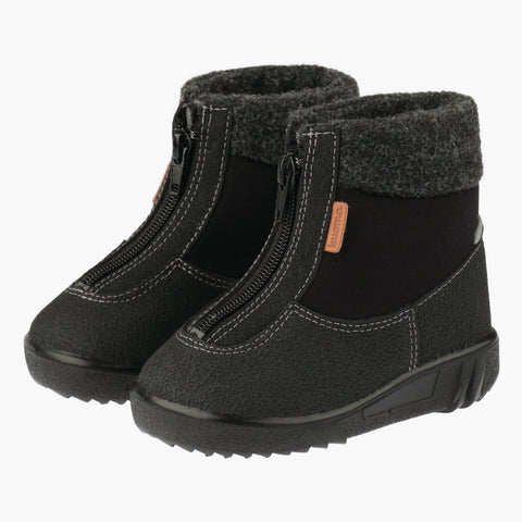 Kuoma Winter boots Baby fleececollar, Black