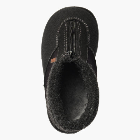 Kuoma Winter boots Baby fleececollar, Black