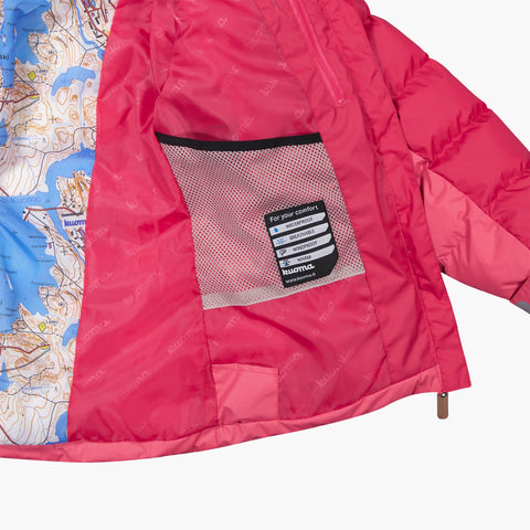 Kuoma Kids´ winter jacket Puffy, Pink/Rose
