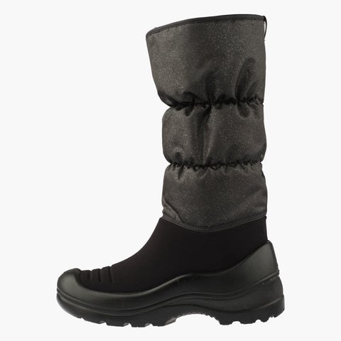 Kuoma Winter boots Glitter, Black