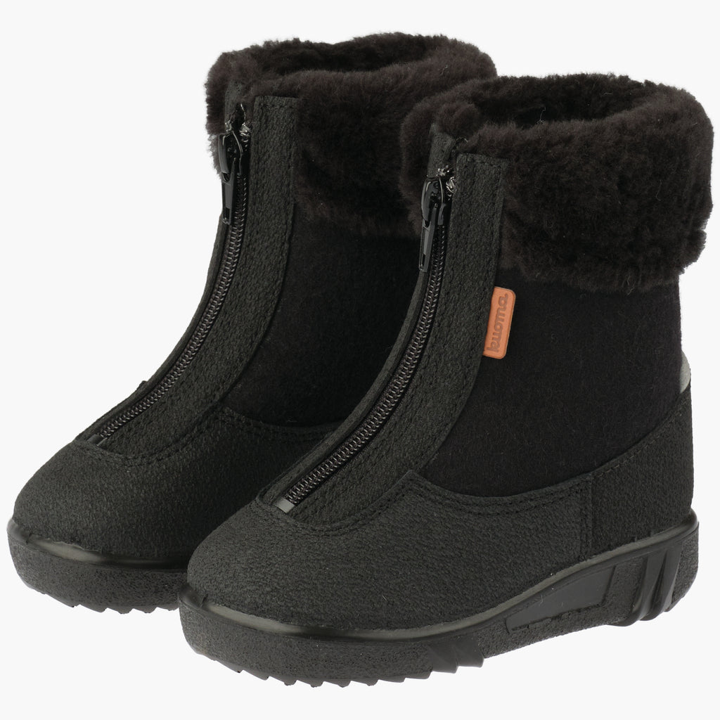 Kuoma Winter boots Baby wool, Black
