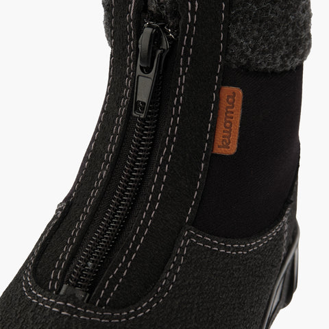 Kuoma Winter boots Baby fleececollar, Black